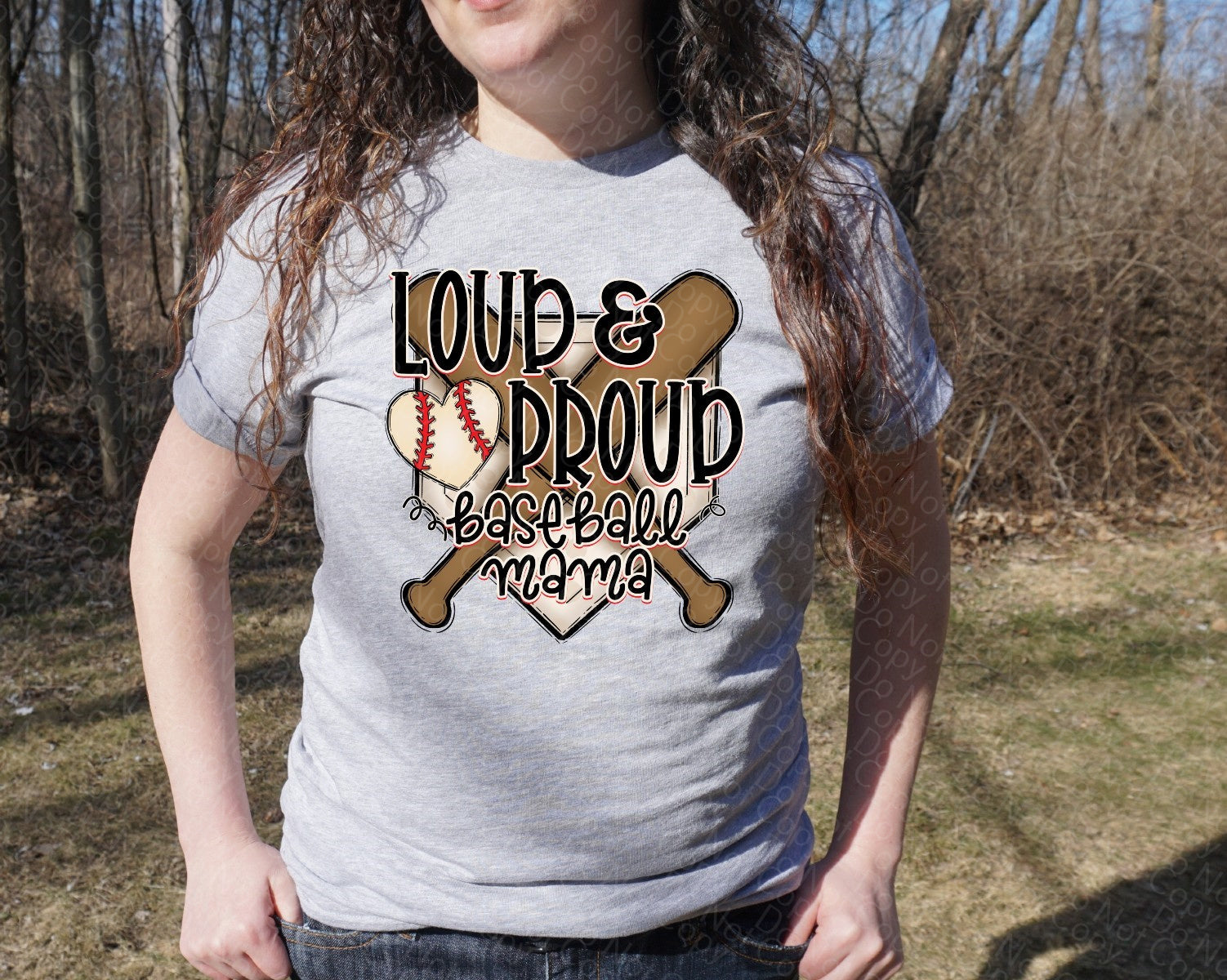 13-114 loud proud mama Completed Tee