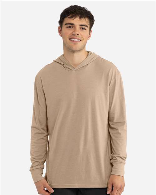 Unisex CVC Hoodie Long Sleeve T-Shirt