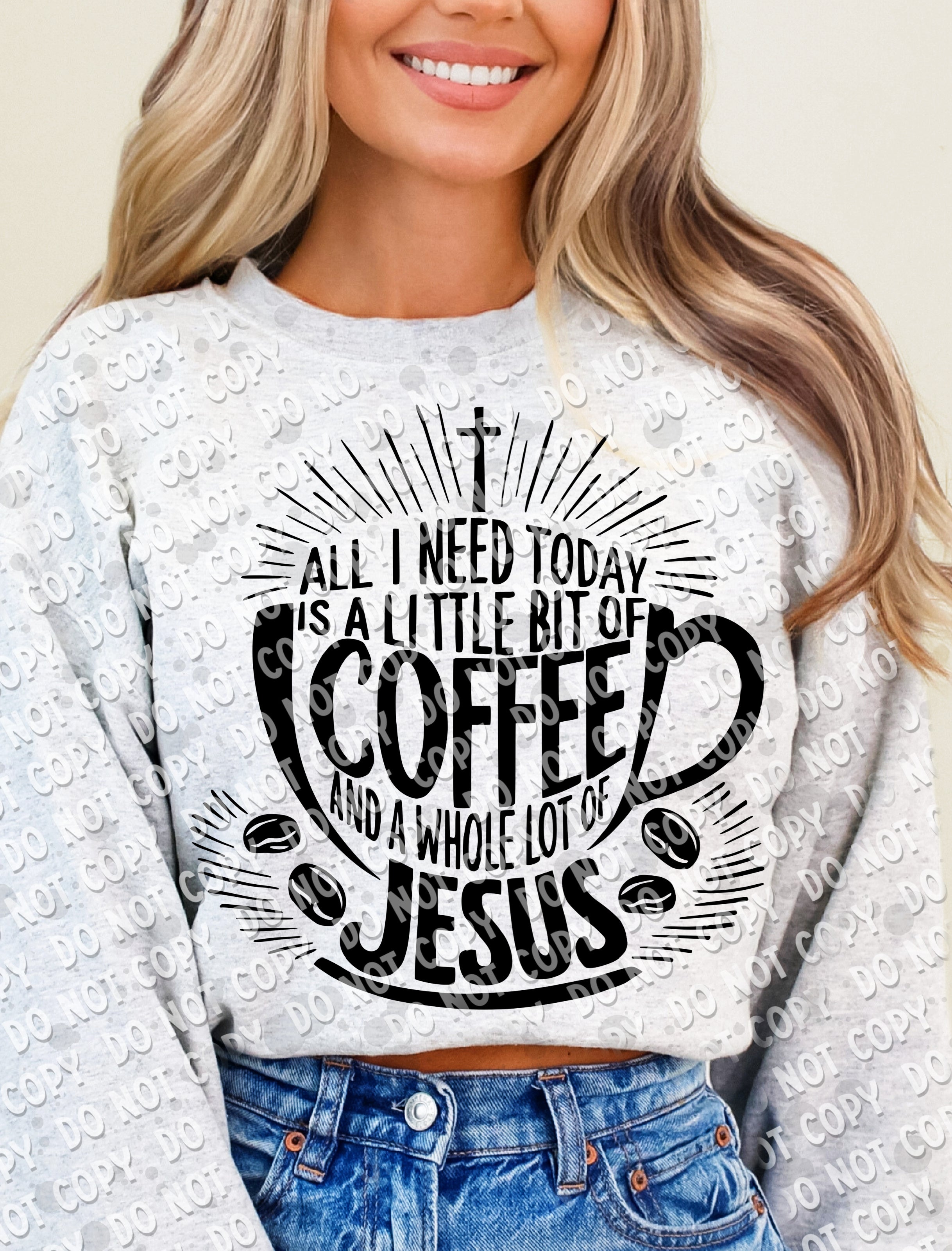 15-36 Coffee Jesus - Black Cup Completed Tee