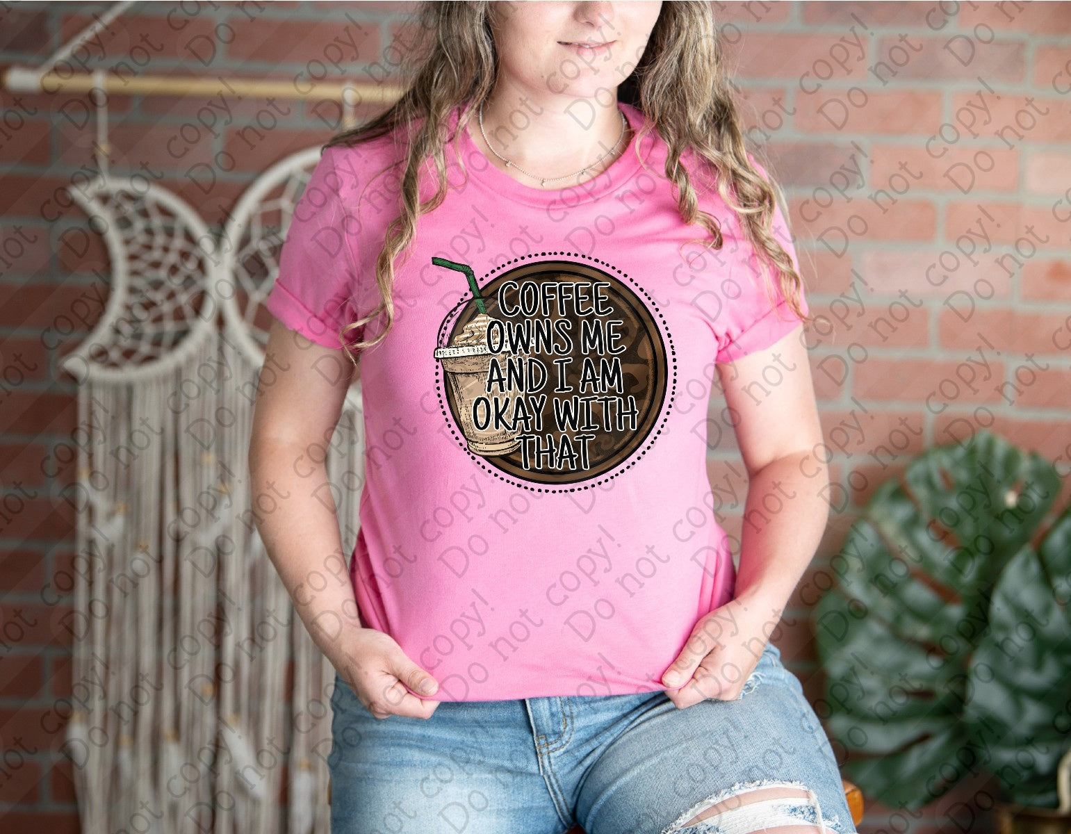 15-48 Coffee Owns Me Completed Tee