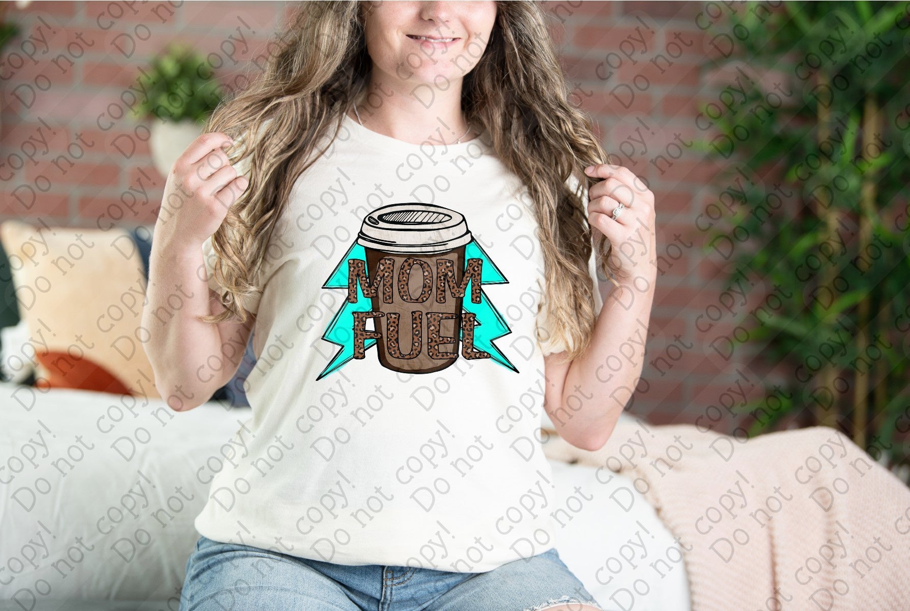 15-75 Mom Fuel with Cheetah Print DTF TRANSFER ONLY