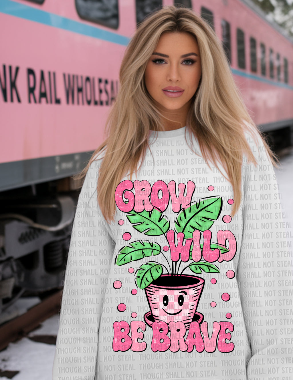 16-10 Grow Wild Be Brave Completed Tee