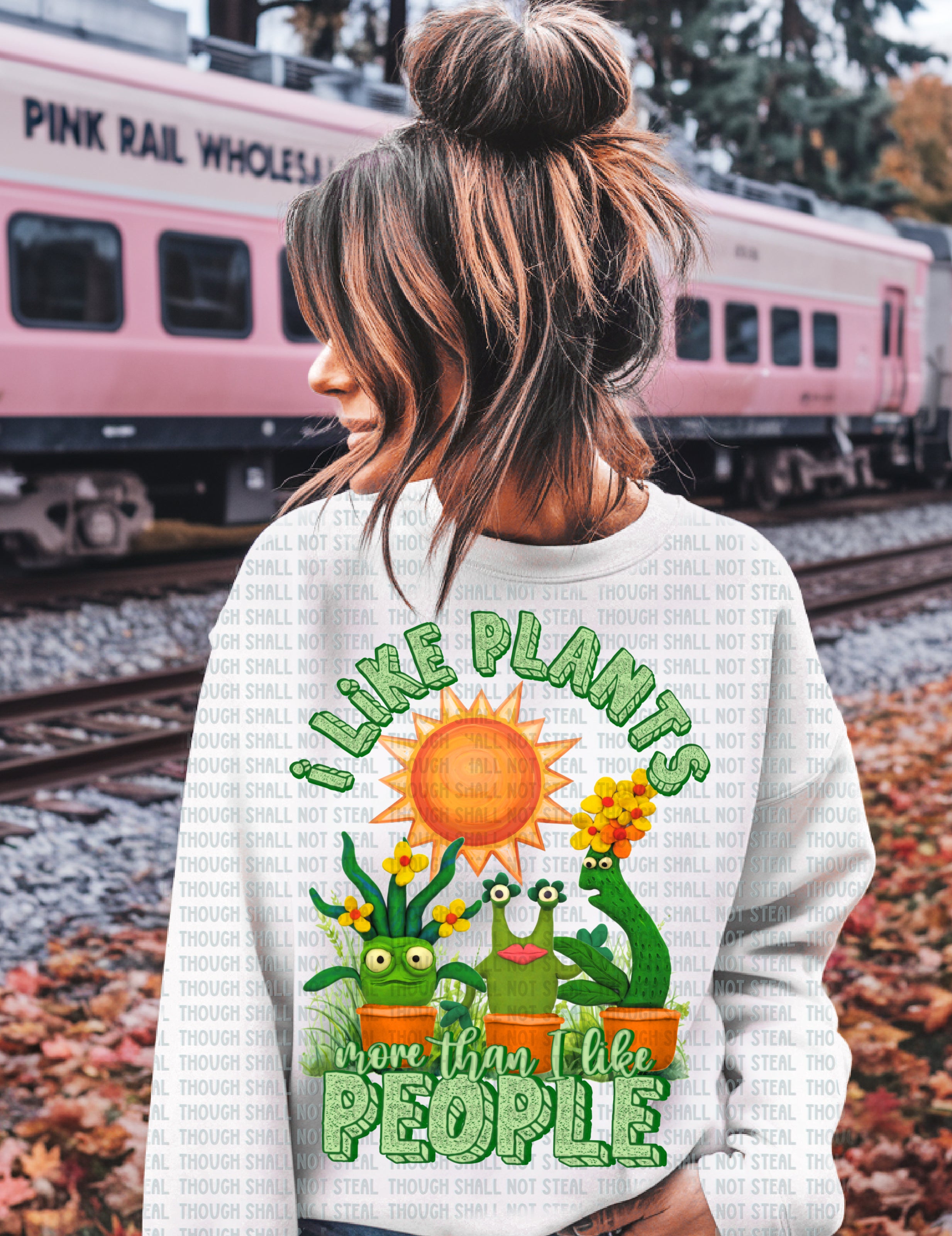 16-17 I like Plants better than I like People Completed Tee