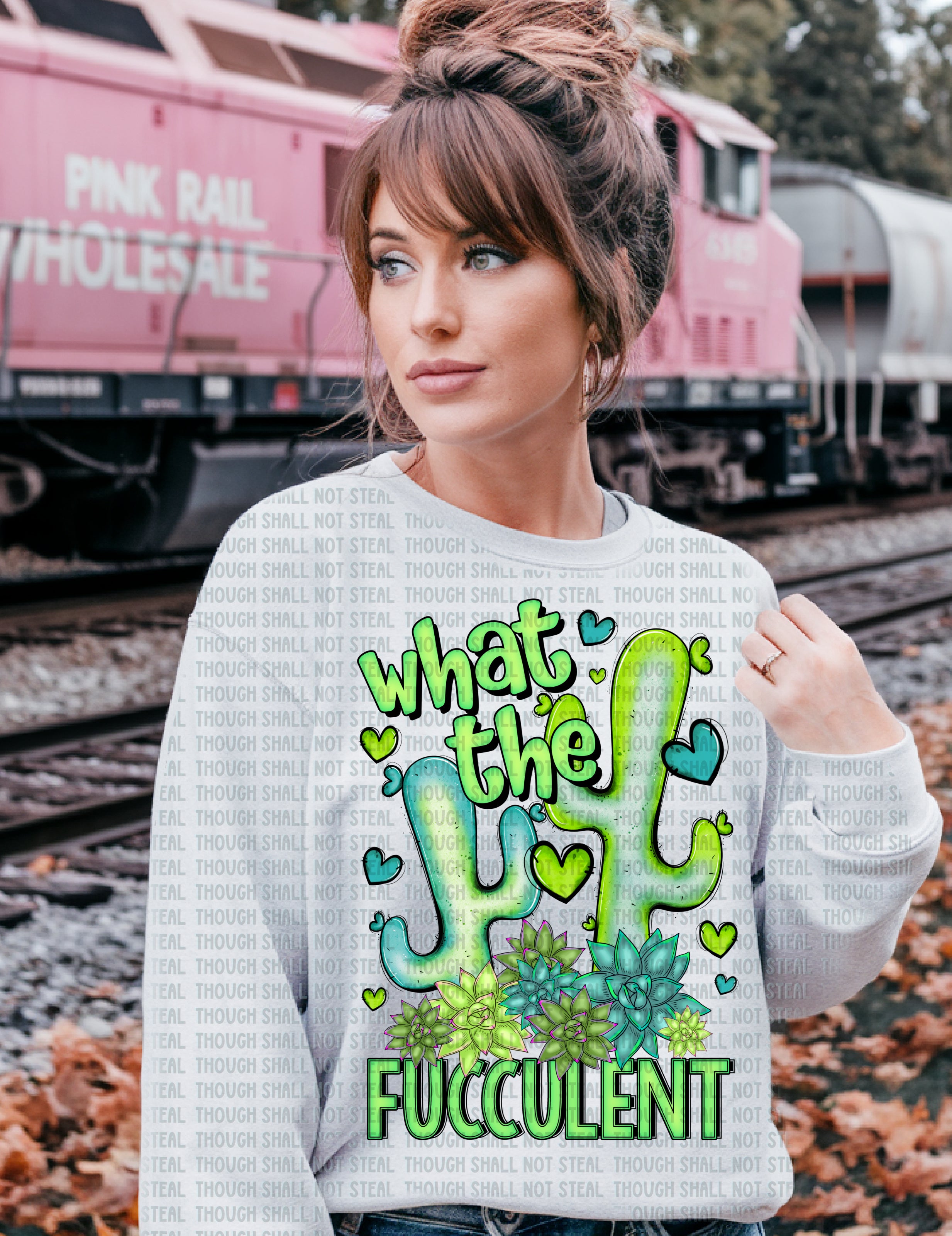 16-18 What The Fucculent Completed Tee