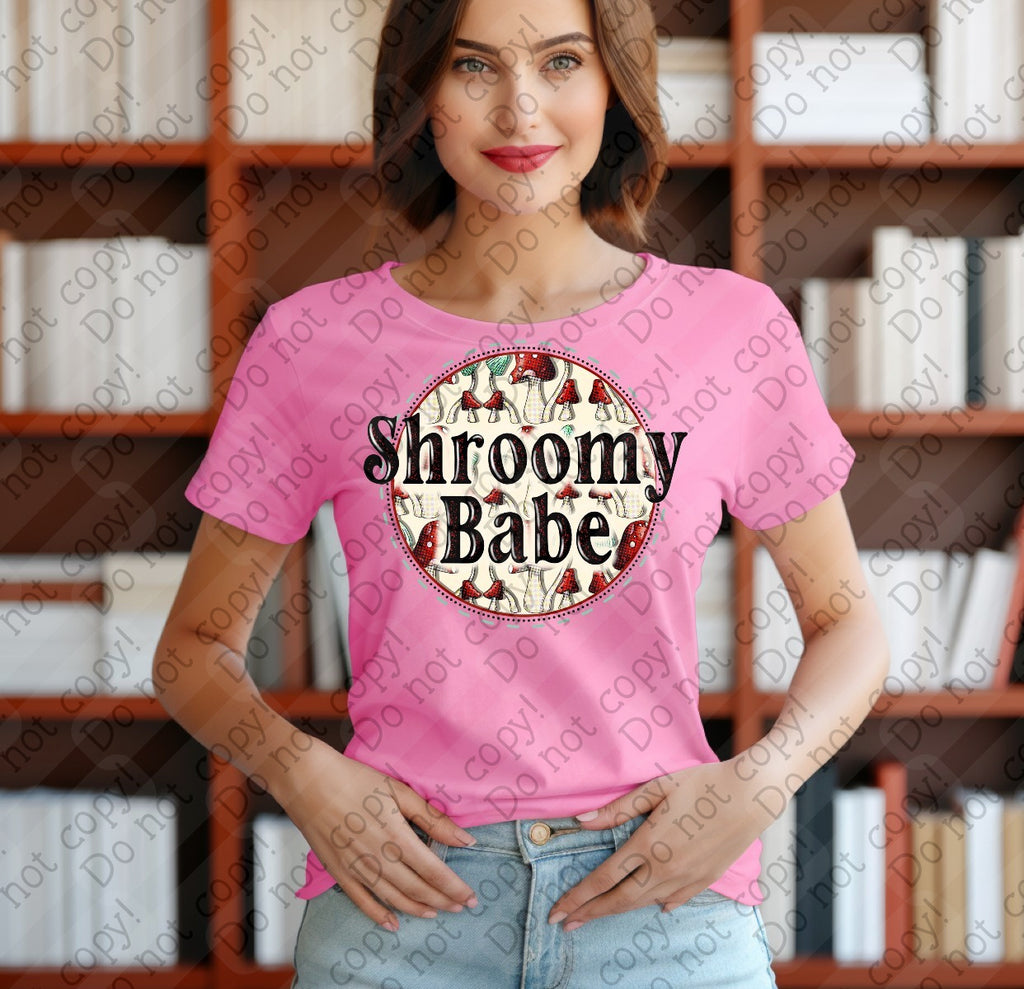 16-26 Shroomy Babe Completed Tee