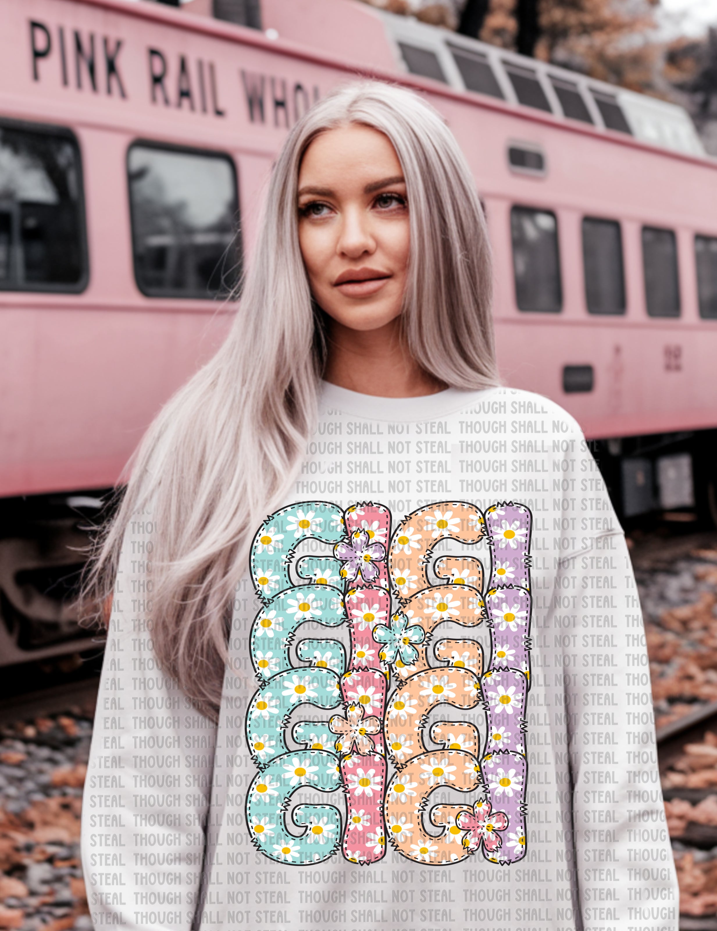 17-50 Floral Gigi Completed Tee