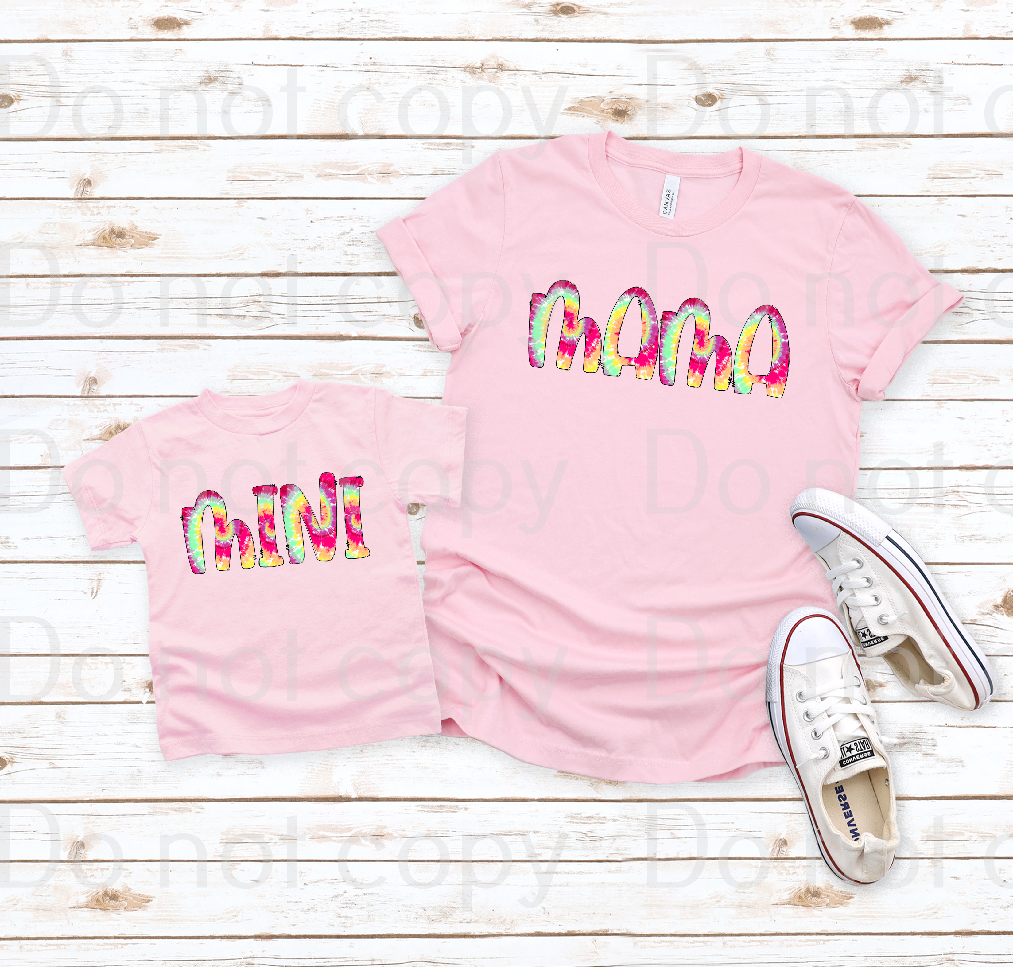 18-05 Mama Tie Dye Completed Tee