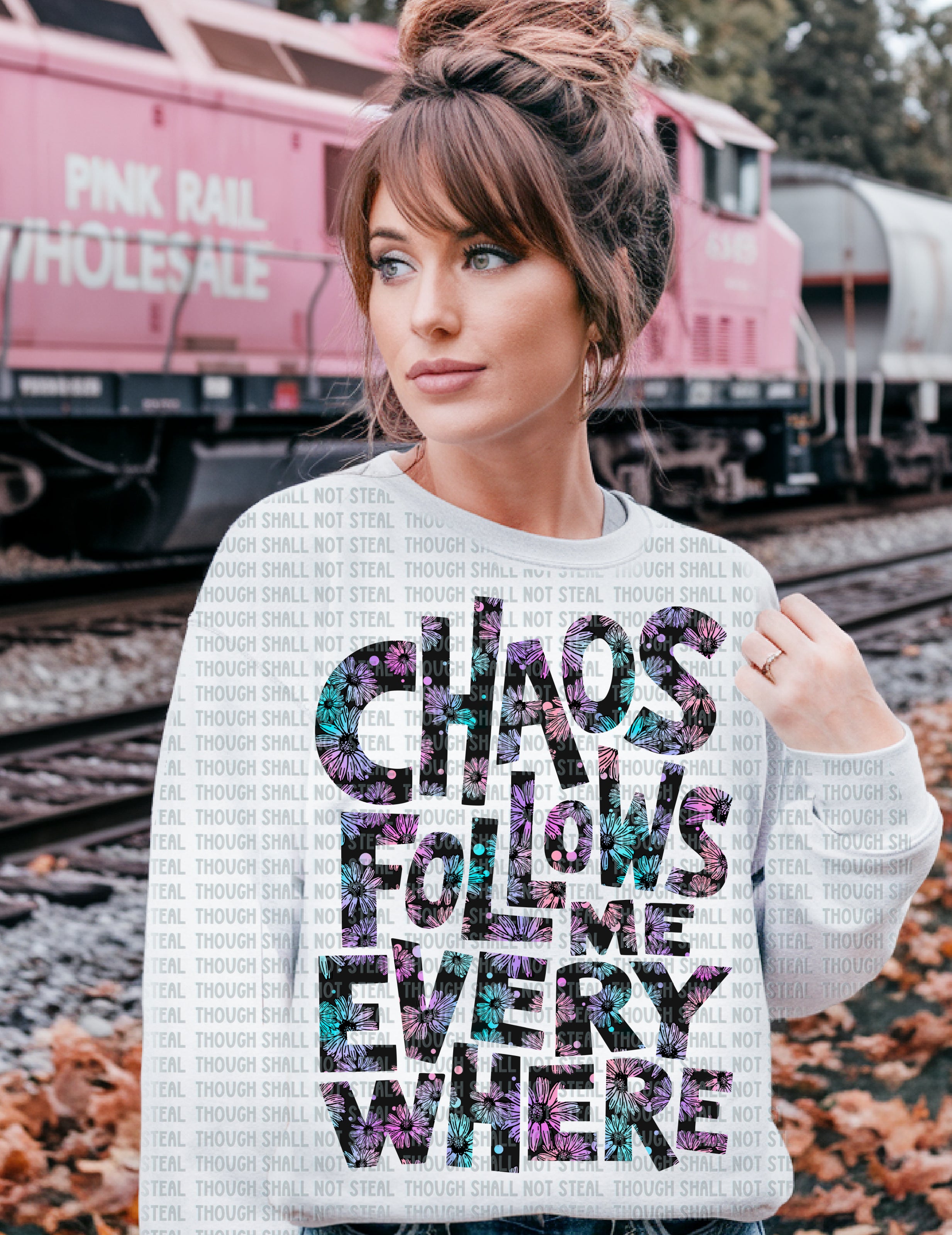 18-24 Feminine - Chaos Follows DTF TRANSFER ONLY