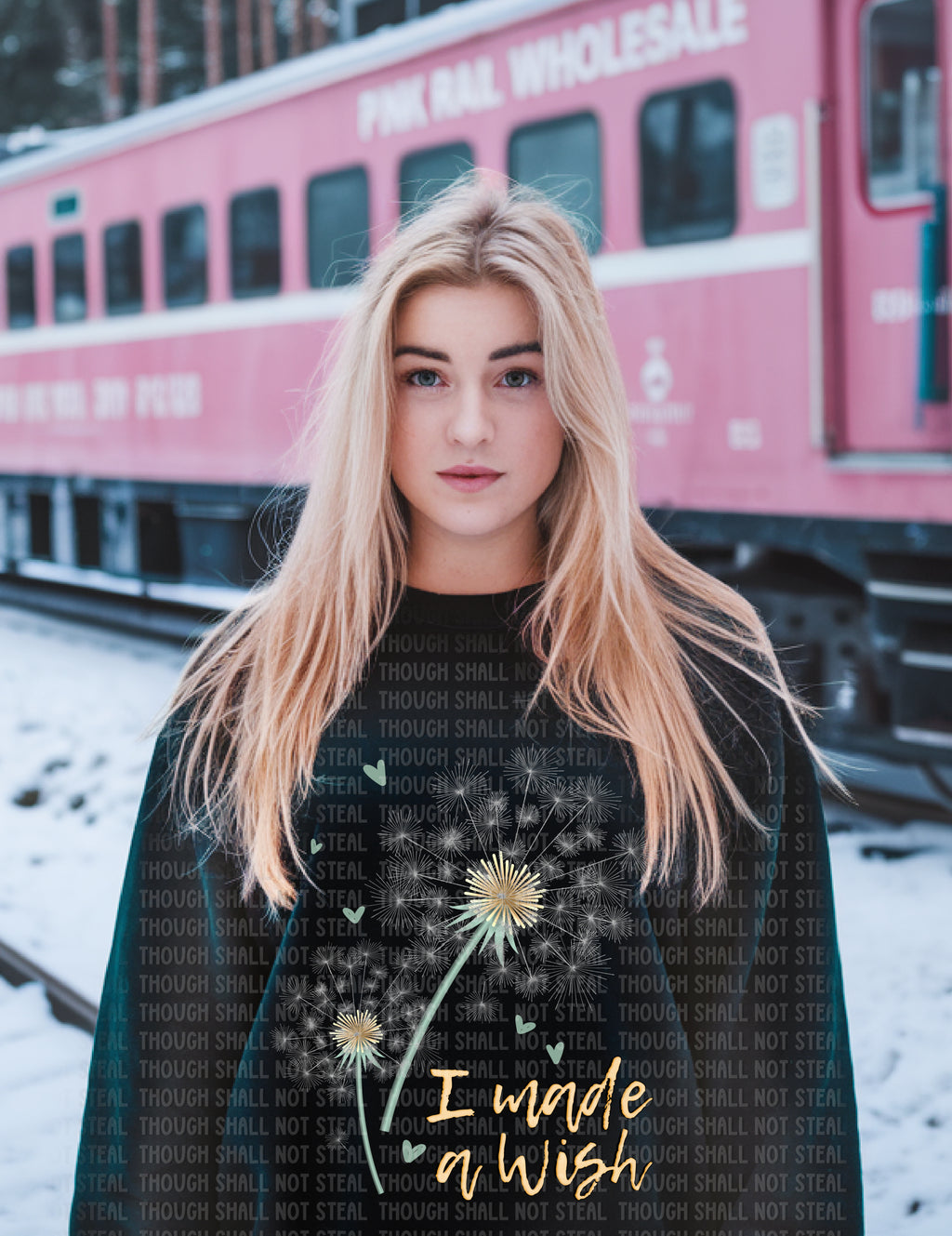 18-32 Mommy I Made A Wish Completed Tee