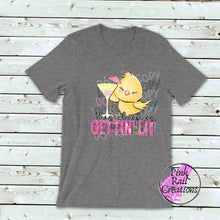 Load image into Gallery viewer, 21-02 This chick is getting lit Completed Tee
