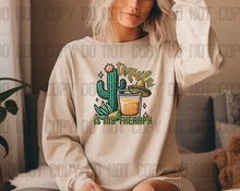 Load image into Gallery viewer, 21-13 Tequila Is My Therapy Completed Tee
