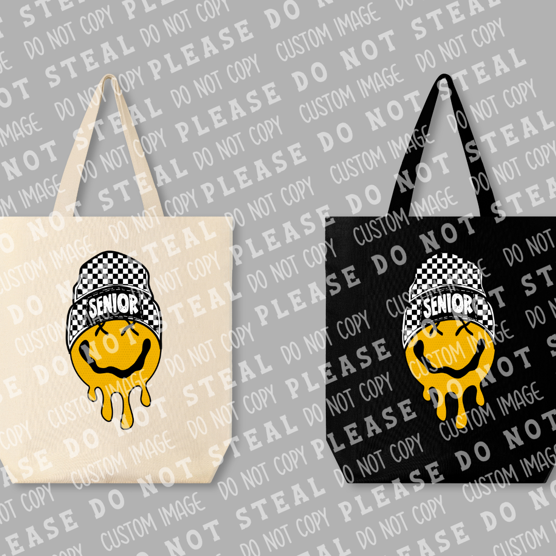 22-6 Senior Melty with Beanie DTF TRANSFER ONLY