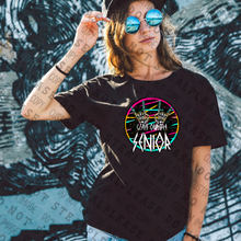 Load image into Gallery viewer, 22-34 Senior Neon Skellie Hands Circle Completed Tee
