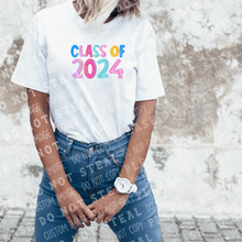 Load image into Gallery viewer, 22-35 Class Of 2024 Bright Colors Completed Tee
