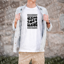 Load image into Gallery viewer, 22-36 Senior Checker Retro Completed Tee
