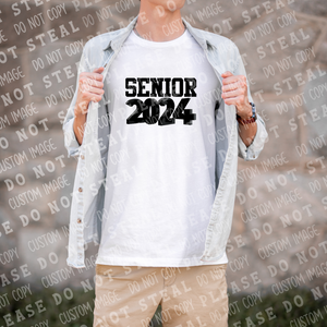 22-38 Senior 2024 Twisted Block DTF TRANSFER ONLY