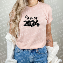 Load image into Gallery viewer, 22-39 Senior 2024 Script And Twisted Block Completed Tee
