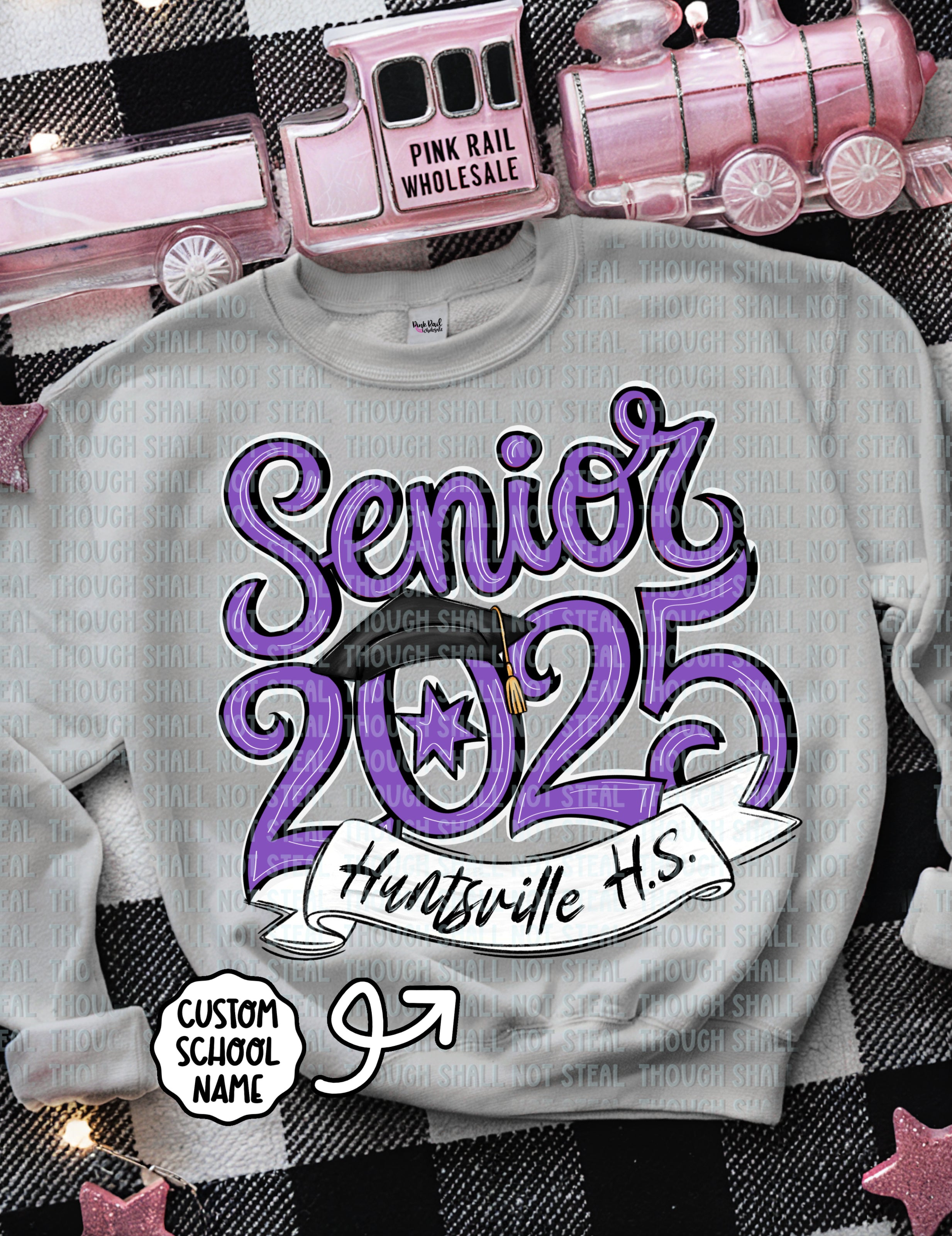 22-53 A Purple - Senior 2025 DTF TRANSFER ONLY