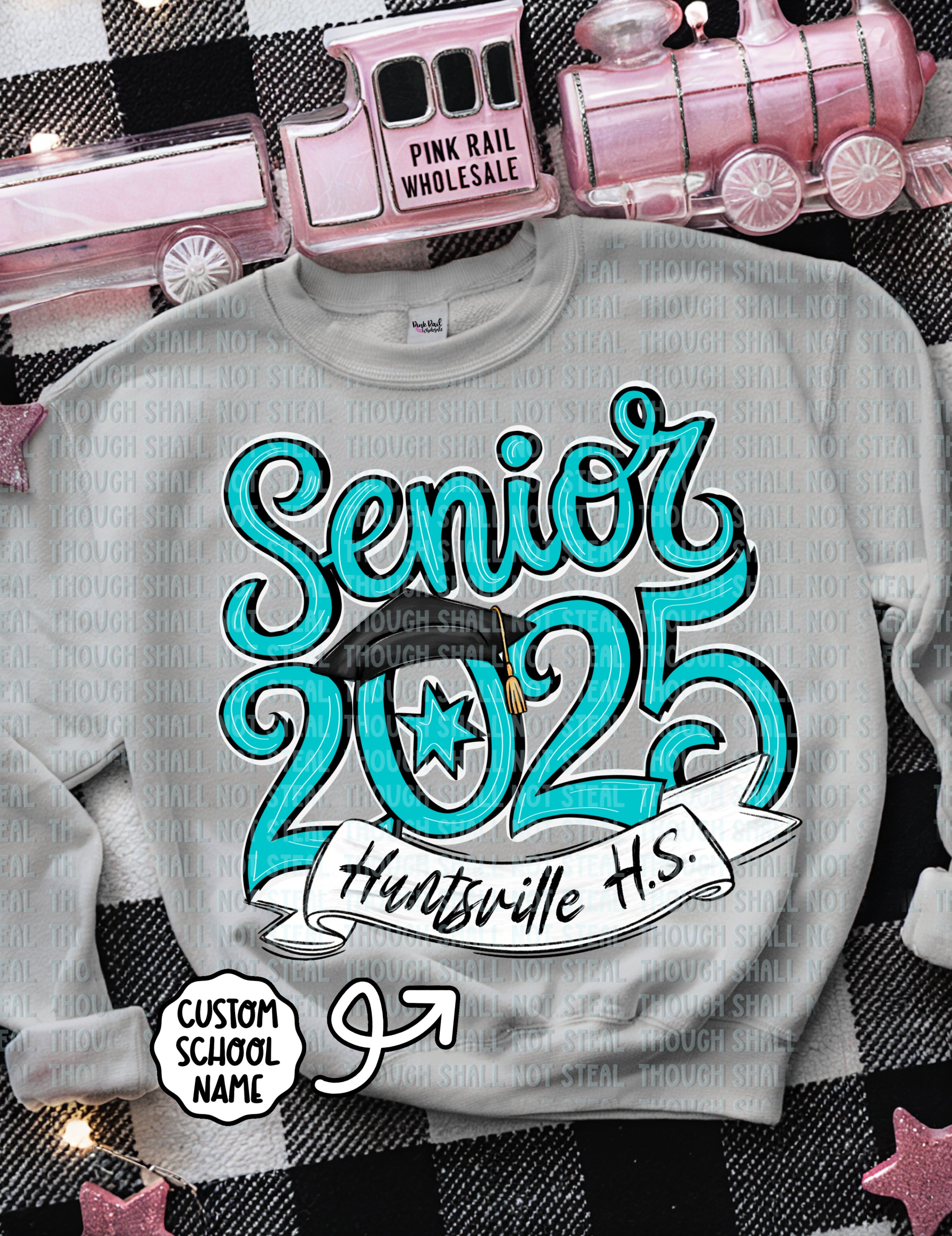 22-53 K Teal - Senior 2025 DTF TRANSFER ONLY