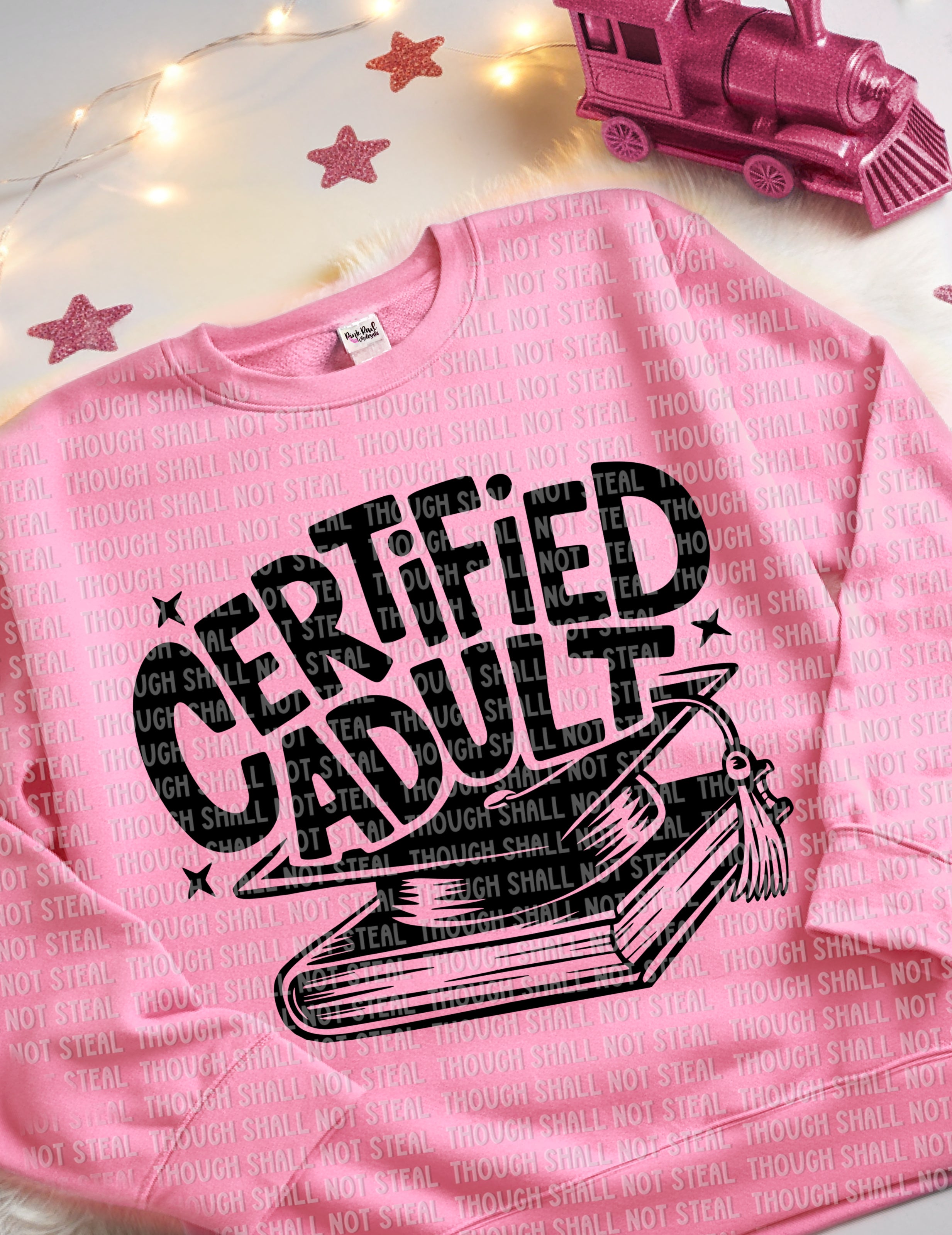 22-62 Certified Adult - Black Completed Tee