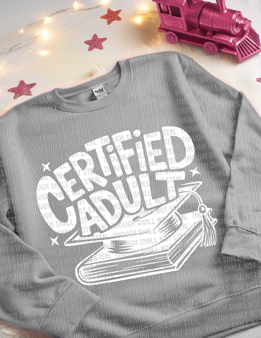22-62 Certified Adult - Black Completed Tee