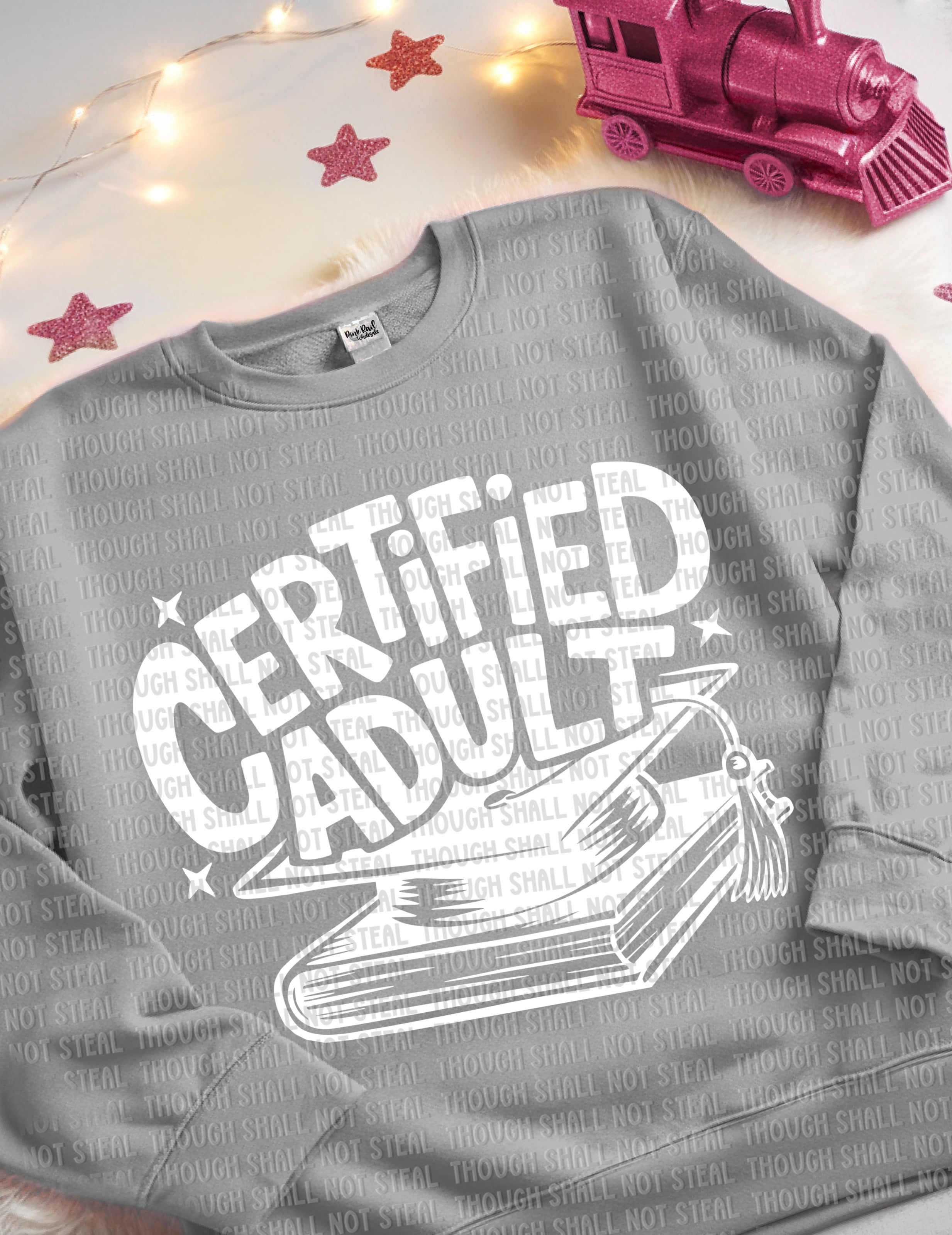 22-62 Certified Adult - Black Completed Tee