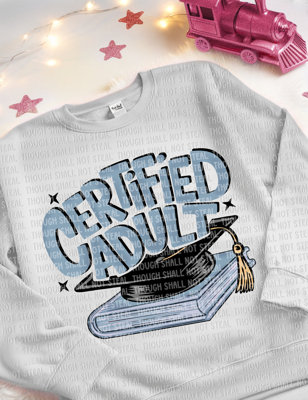 22-62 Certified Adult - Black Completed Tee