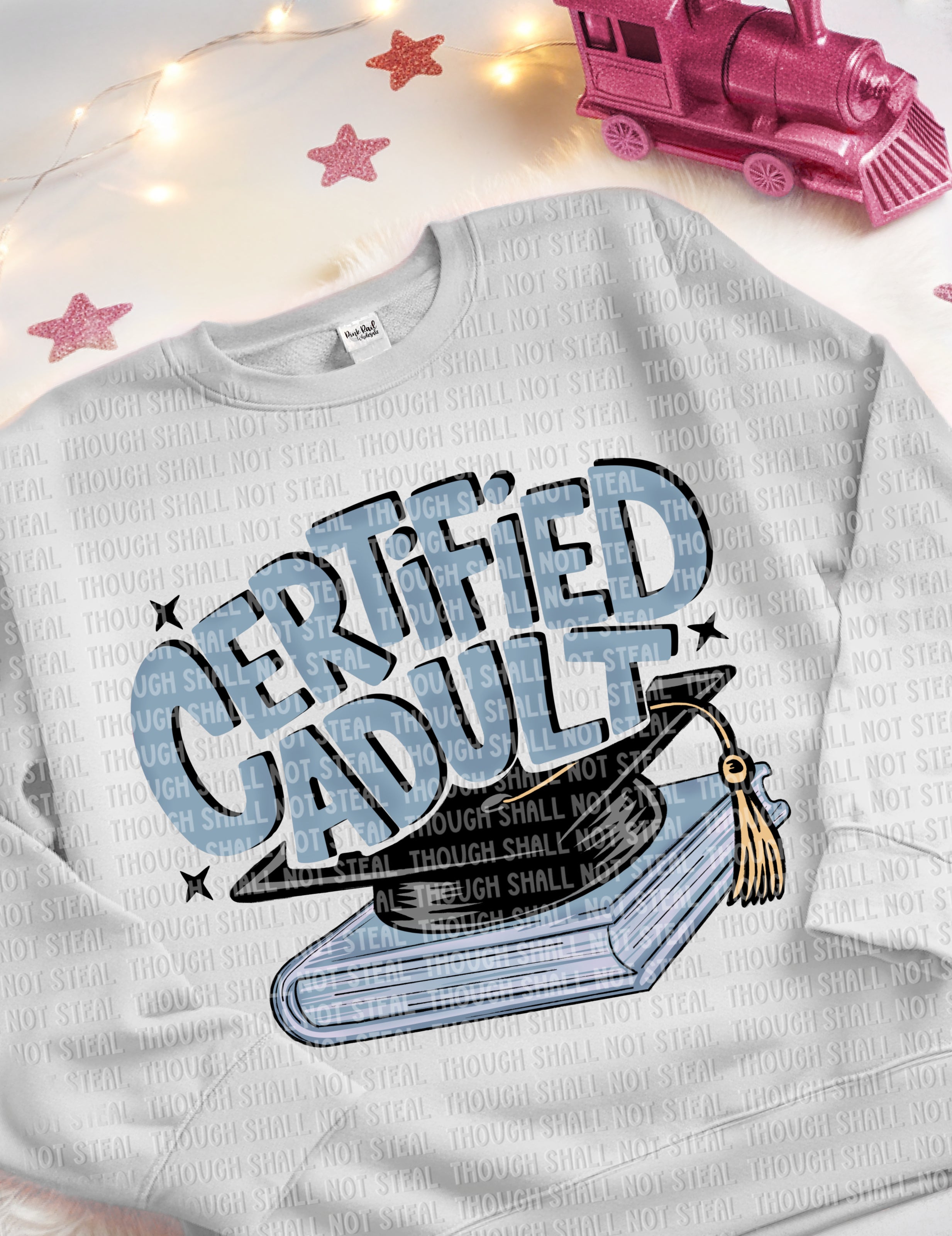 22-62 Certified Adult - Black Completed Tee