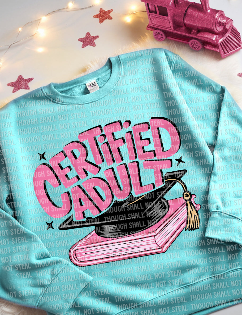 22-62 Certified Adult - Black Completed Tee