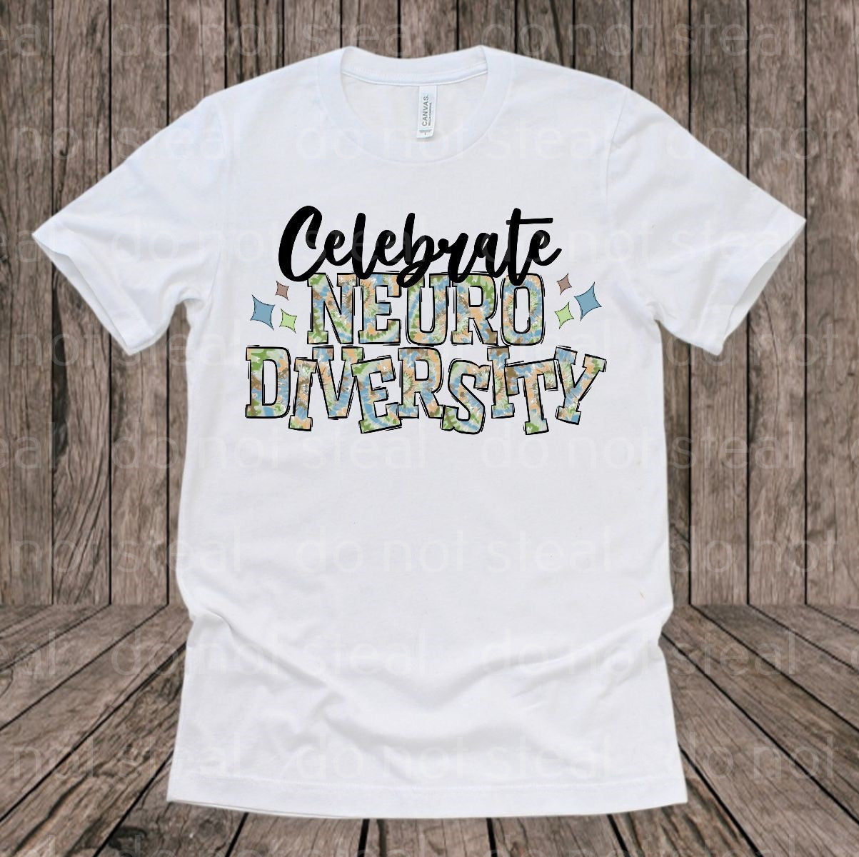 26-116 Celebrate Neurodiversity DTF Transfer Only