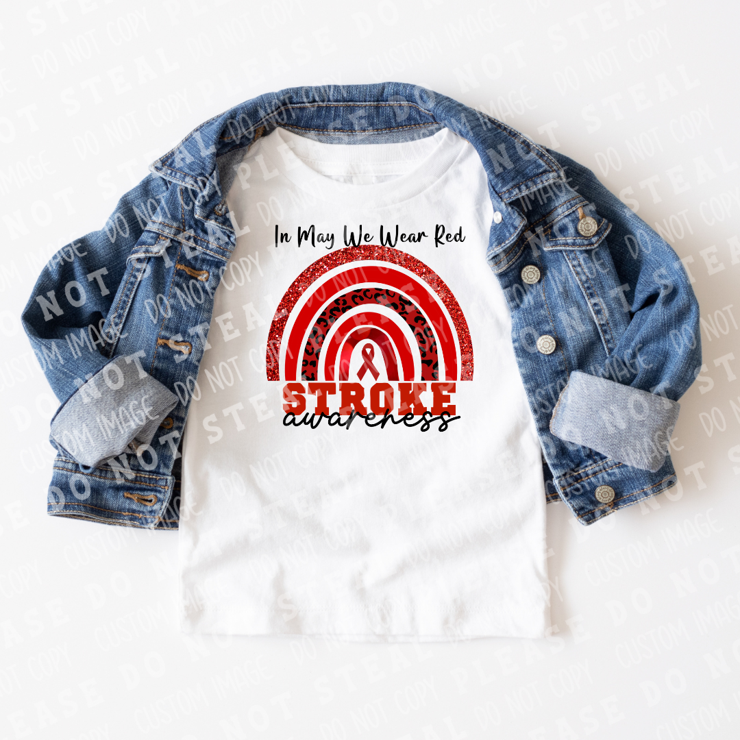 26-120 Stroke Awareness  DTF TRANSFER ONLY