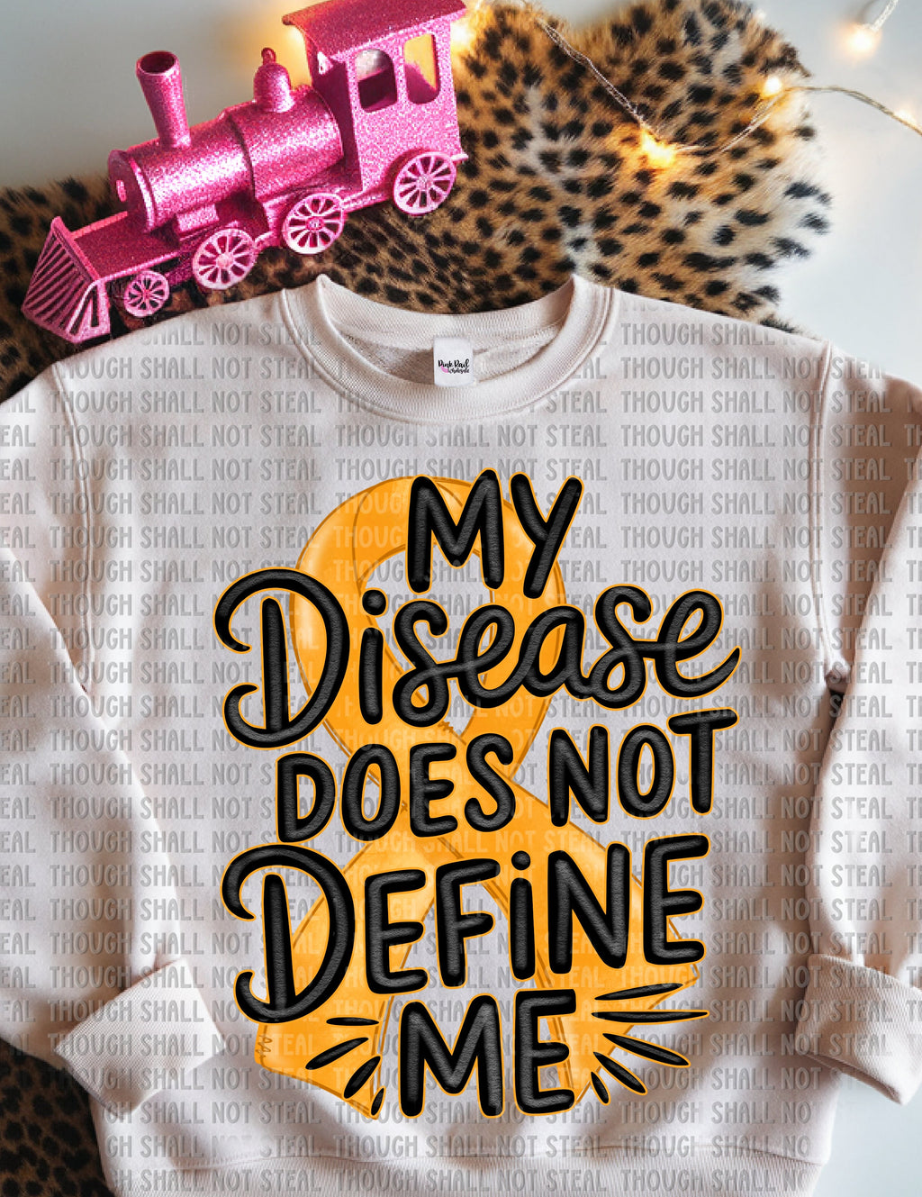 26-166 Orange - My Disease Does Not Define Me Completed Tee