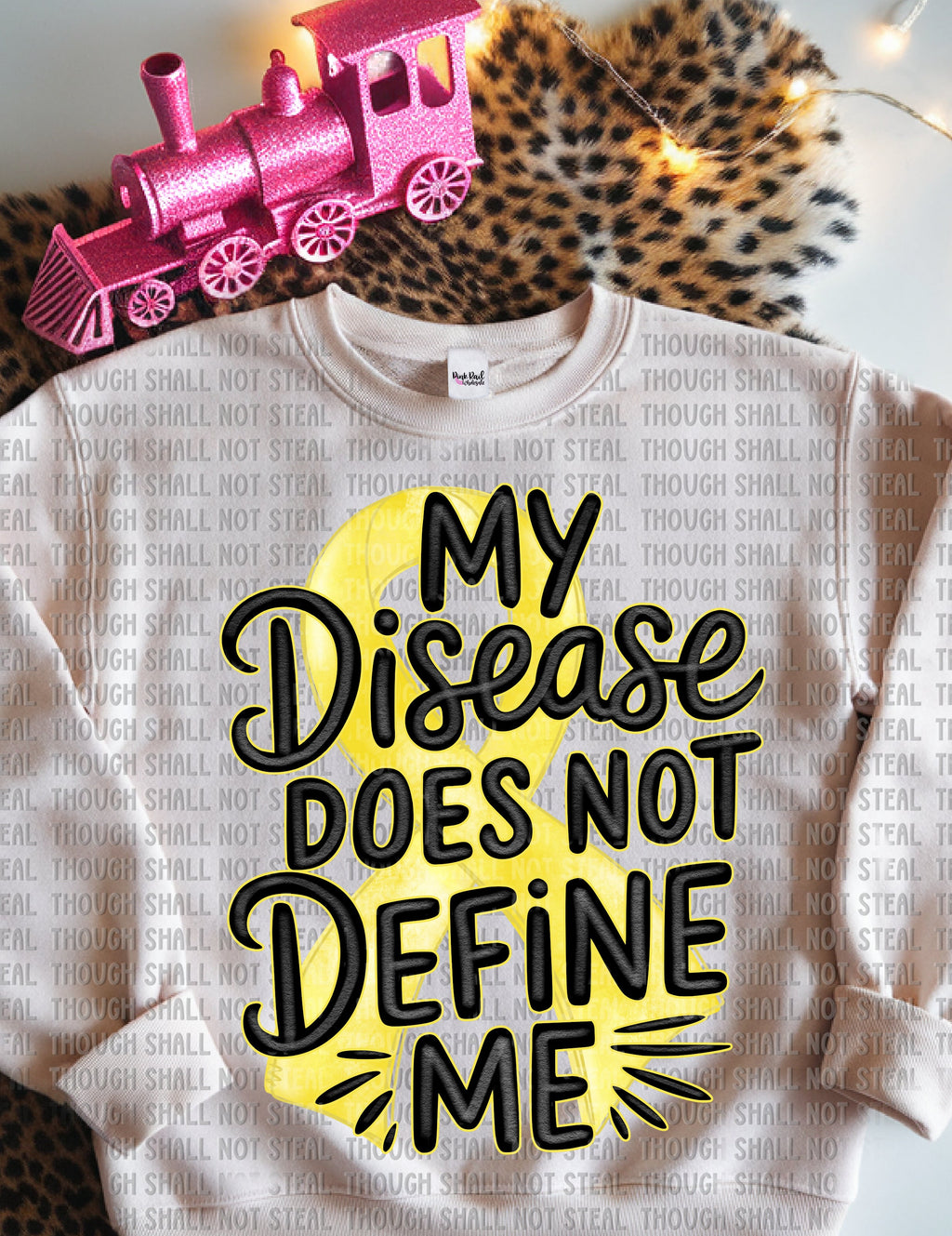 26-170 Yellow - My Disease Does Not Define Me Completed Tee