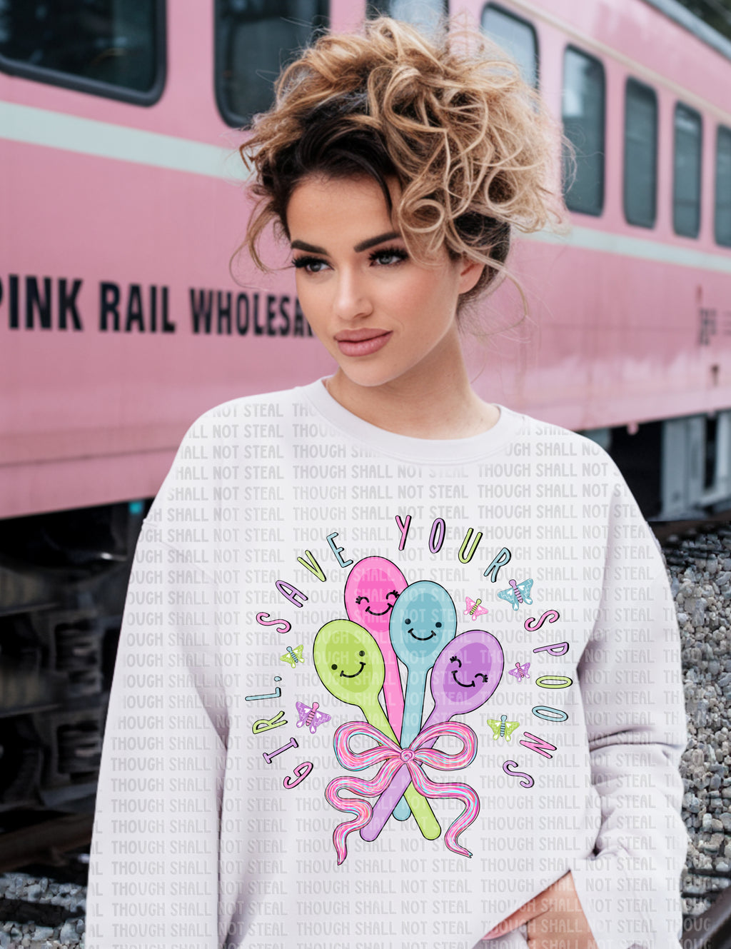 26-177 Girl save your spoons Completed Tee
