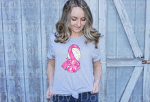 Load image into Gallery viewer, 45-63 Breast cancer ribbon Volleyball Completed Tee
