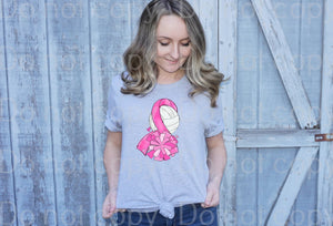 45-63 Breast cancer ribbon Volleyball Completed Tee