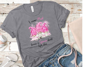 Load image into Gallery viewer, 45-83 i wear pink because no Gnomie should fight alone  Breast Cancer Awareness Completed Tee
