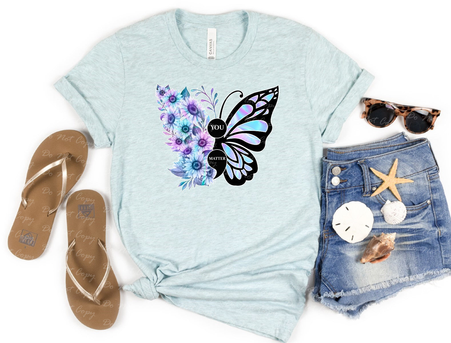 26-92 You Matter Butterfly DTF TRANSFER ONLY