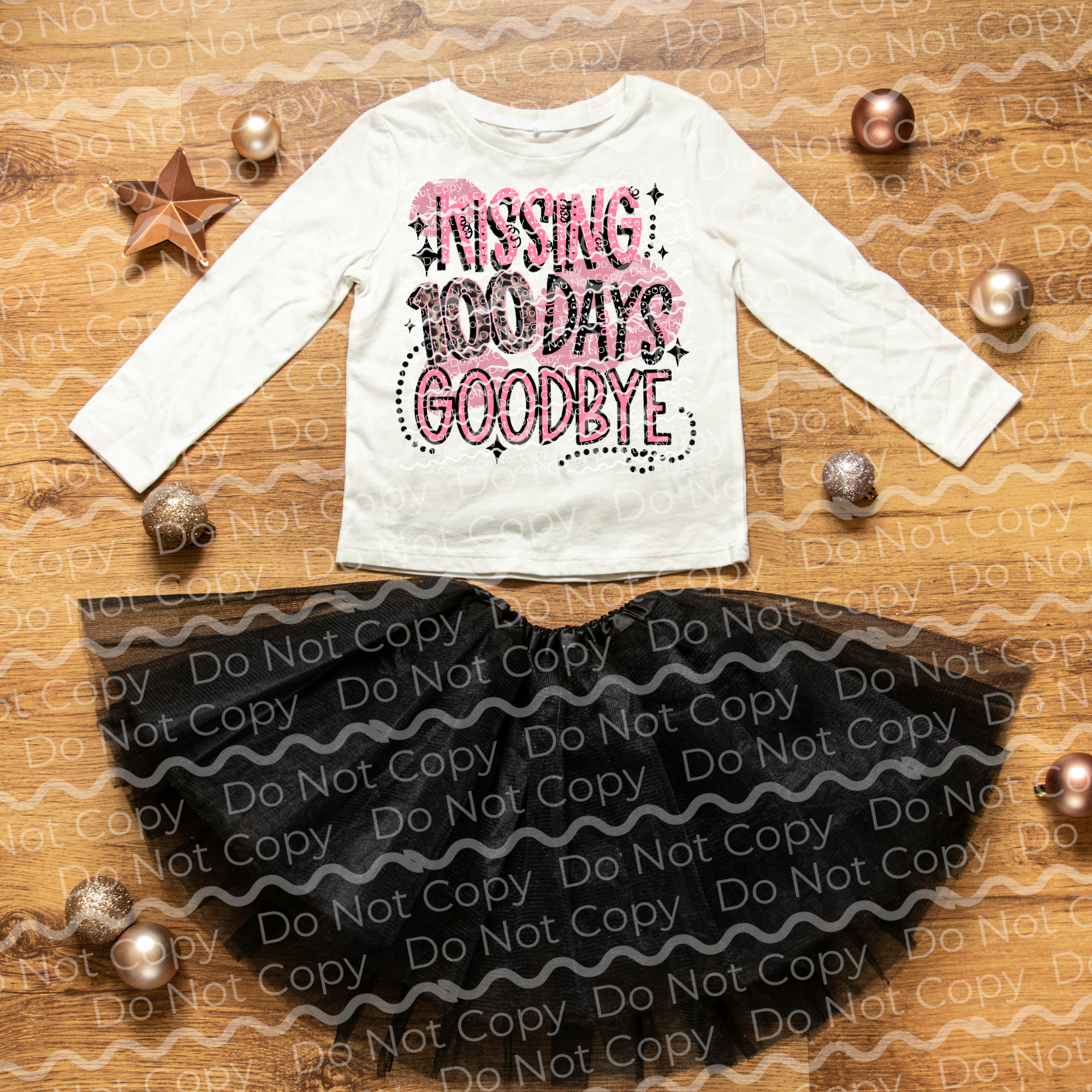 27-34 Kissing 100 Days Goodbye DTF TRANSFER ONLY