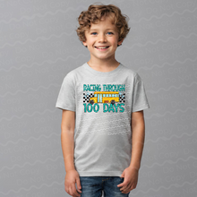 Load image into Gallery viewer, 27-37 Racing Through 100 Days Bus Completed Tee
