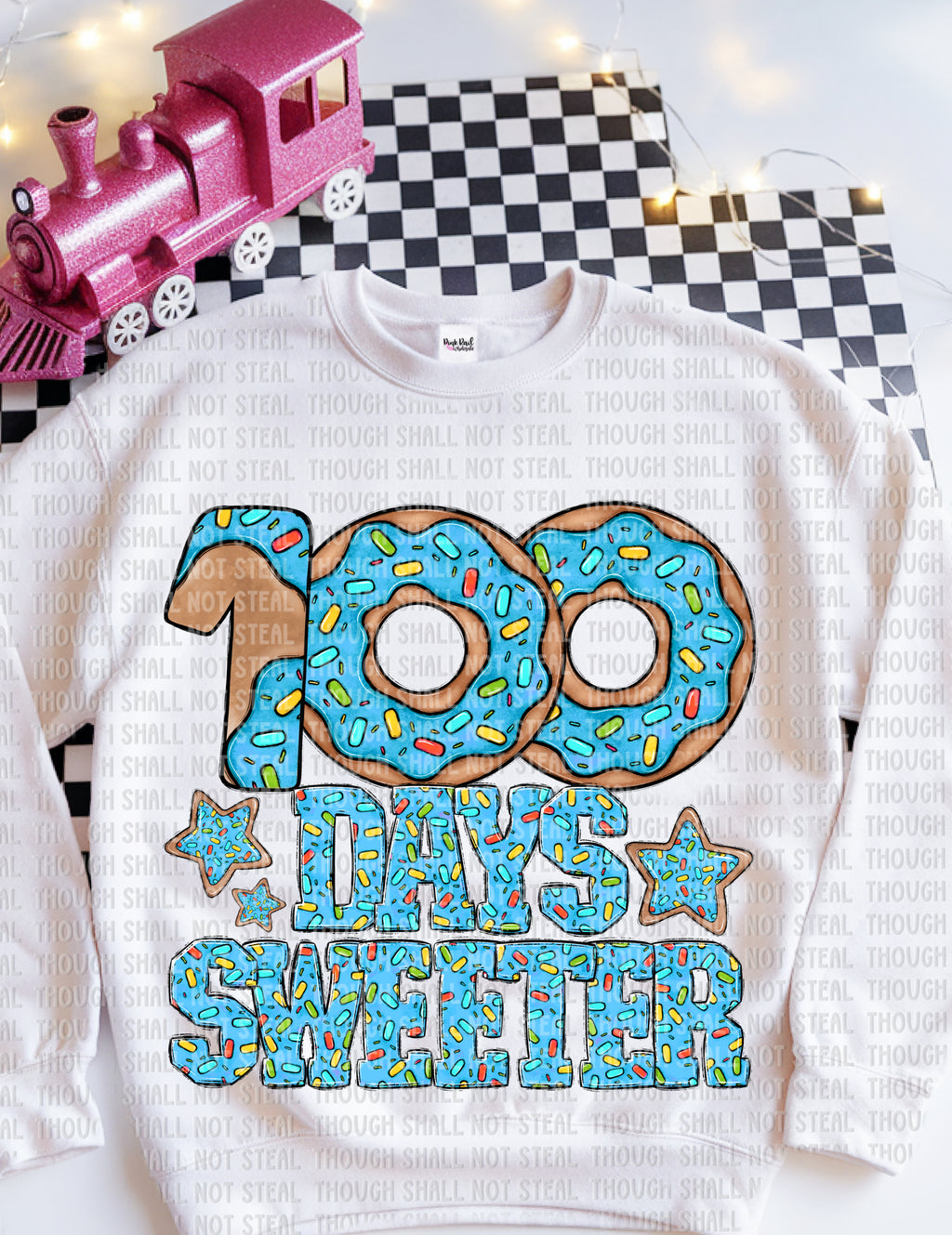 27-44 100 Days Sweeter Completed Tee