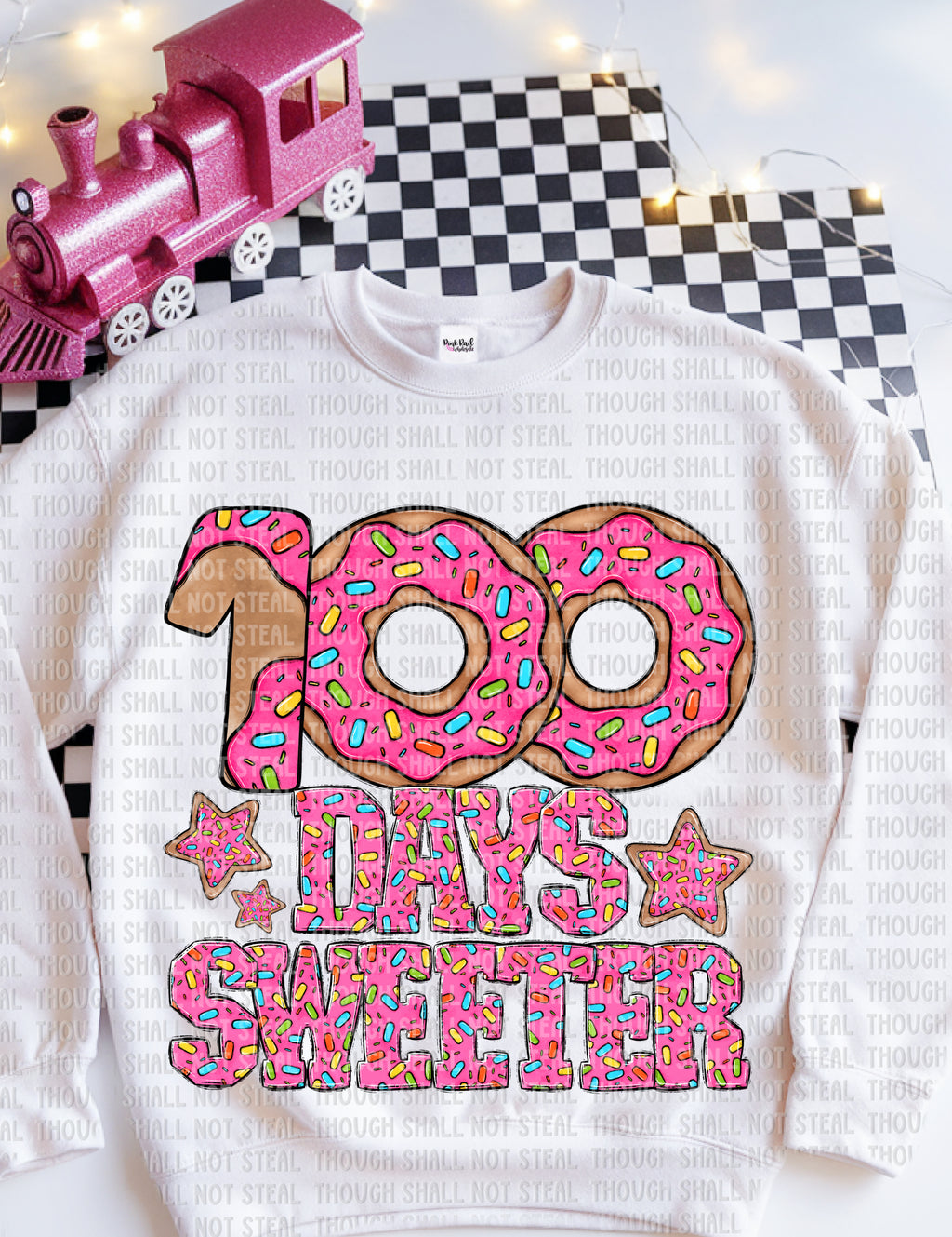 27-44 100 Days Sweeter Completed Tee