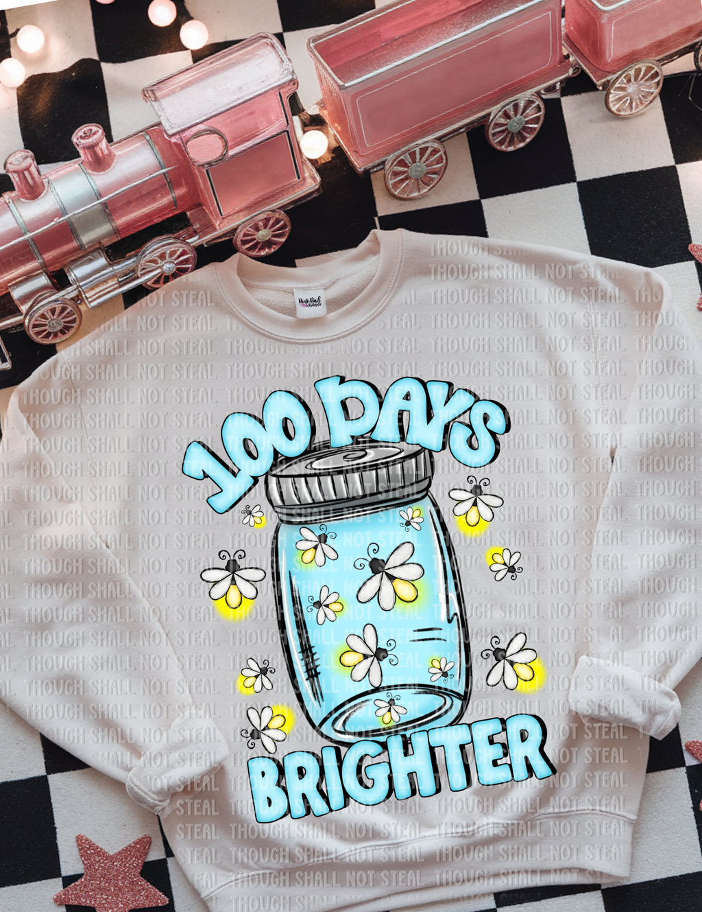 27-48 Lantern - 100 Days Brighter Completed Tee