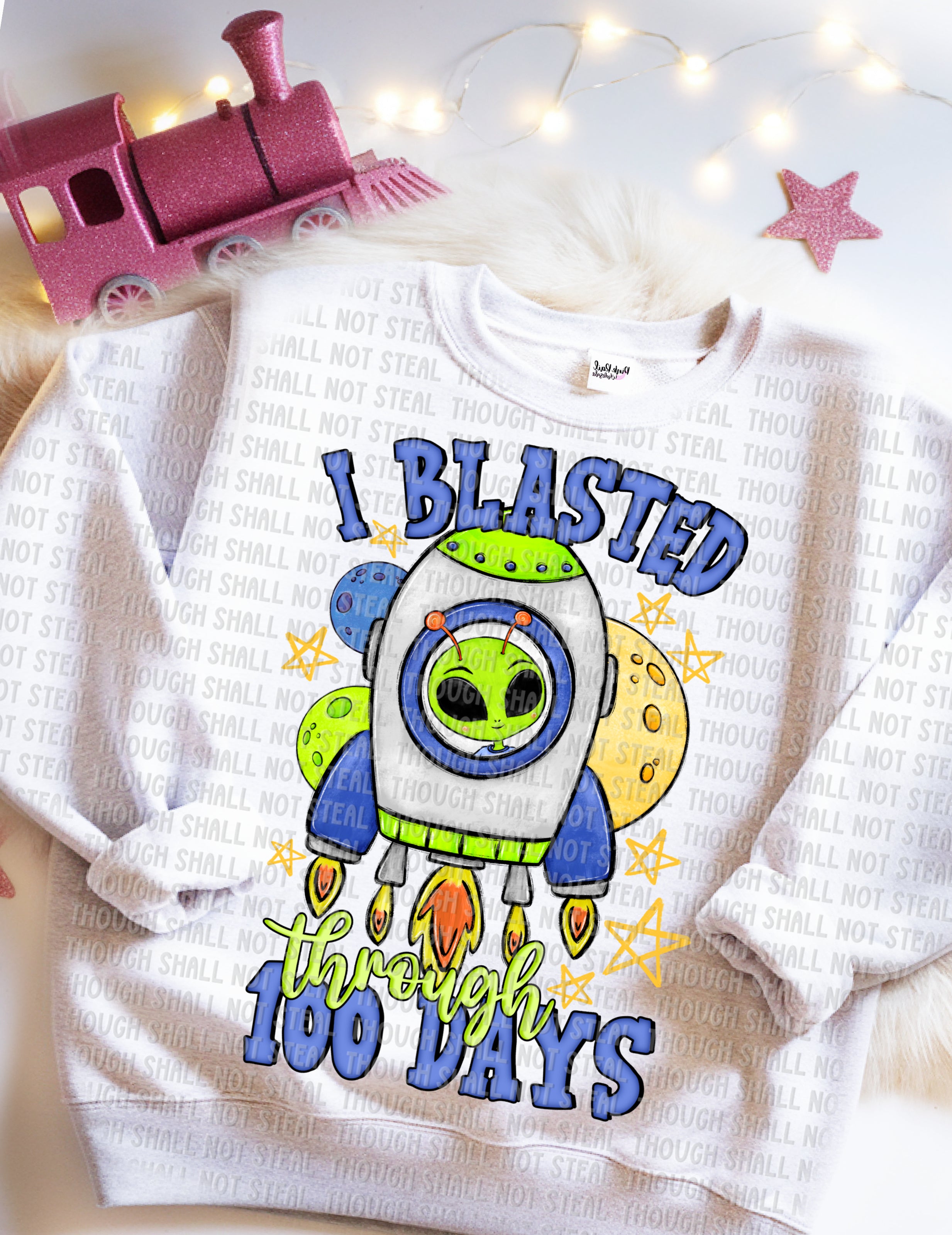 27-51 I Blasted through 100 days Completed Tee