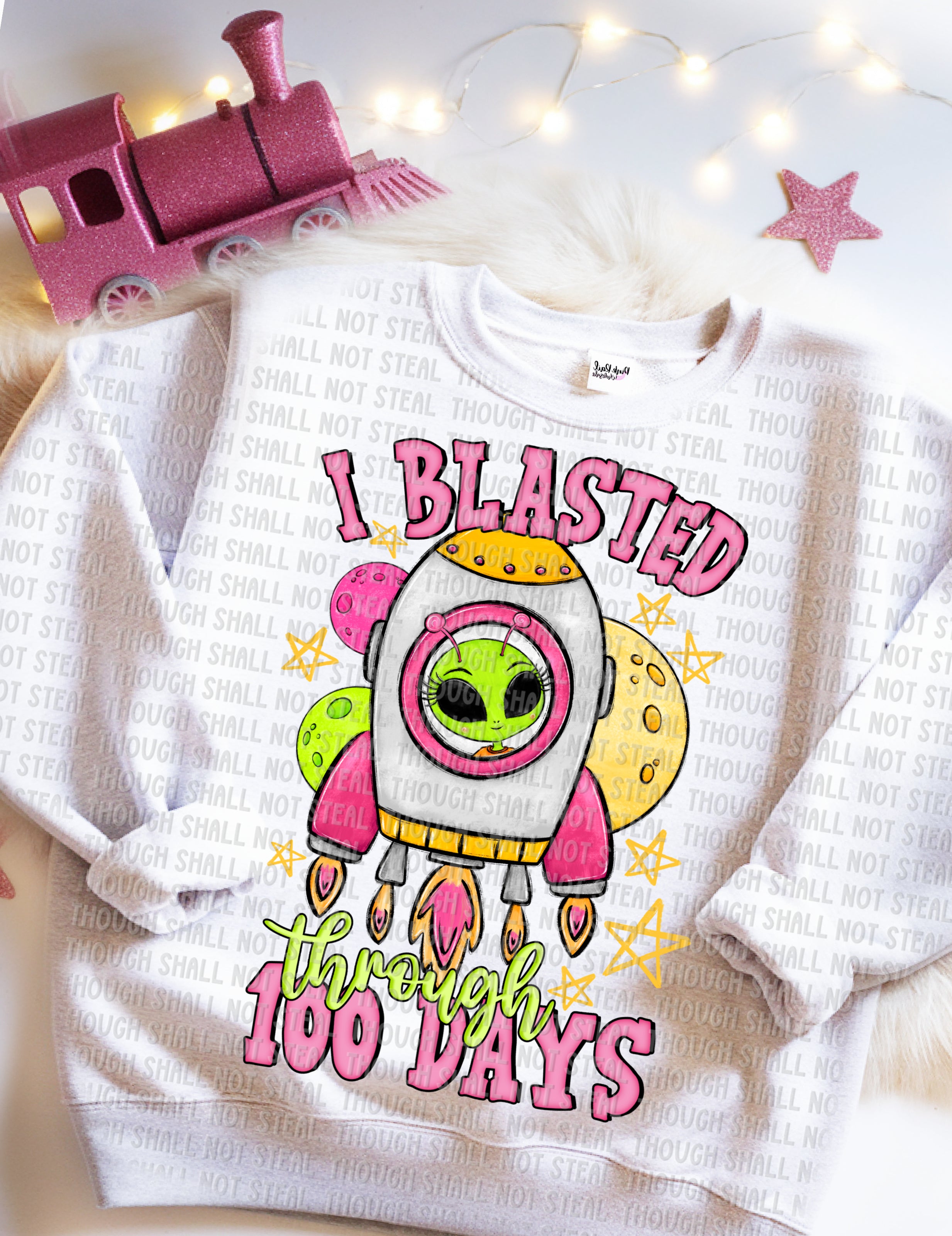 27-51 I Blasted through 100 days Completed Tee