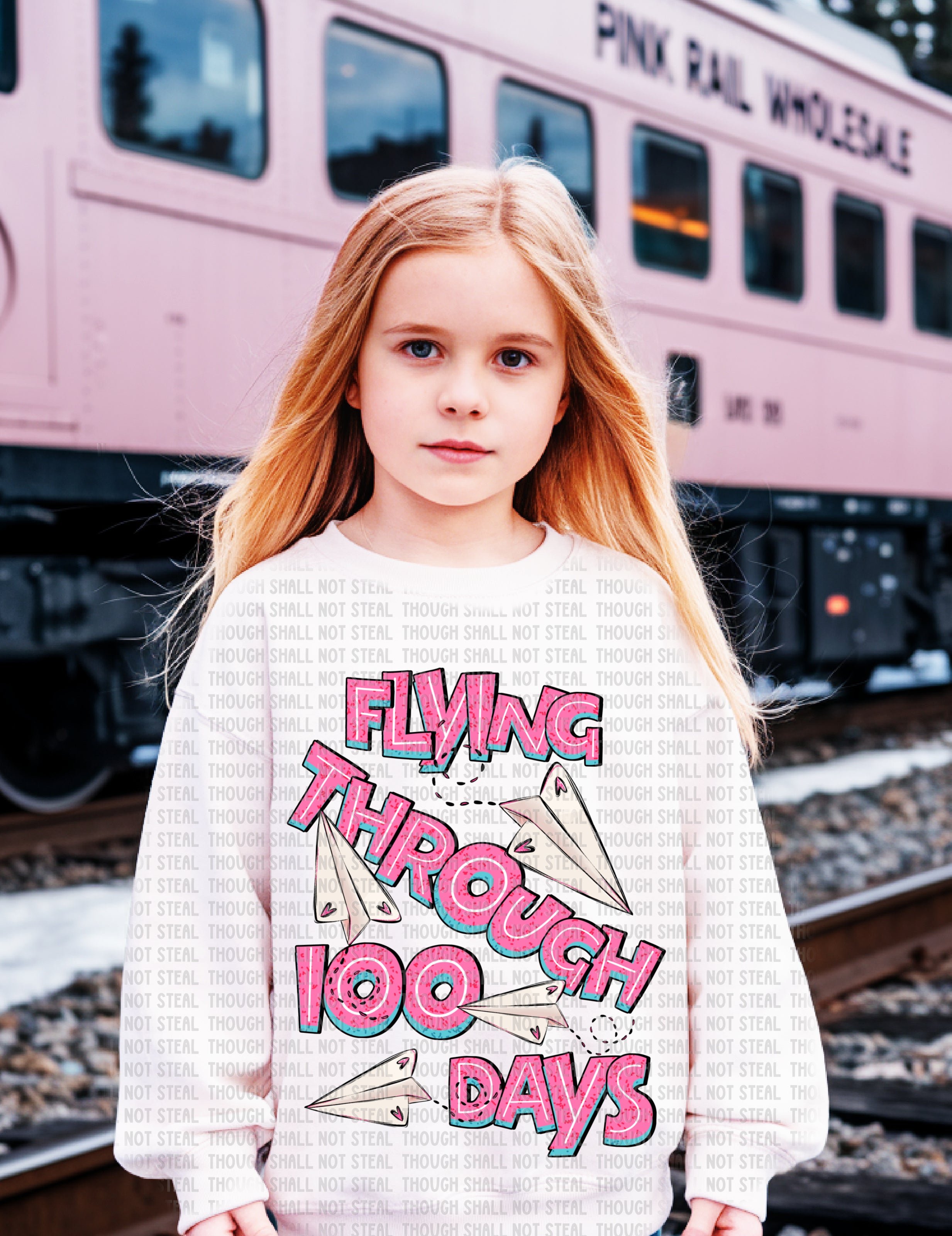 27-61 Flying through 100 days DTF TRANSFER ONLY