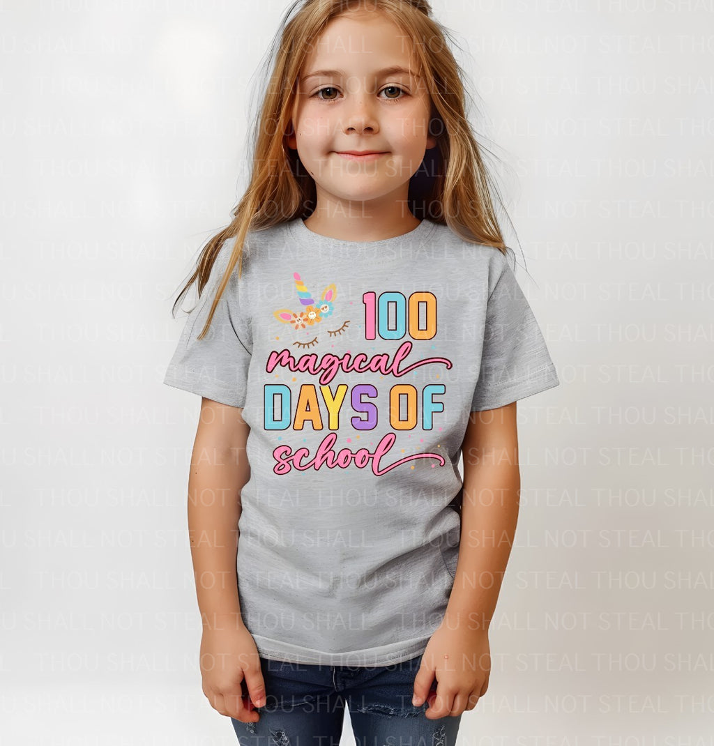 27-70 100 Magical Days of School Completed Tee