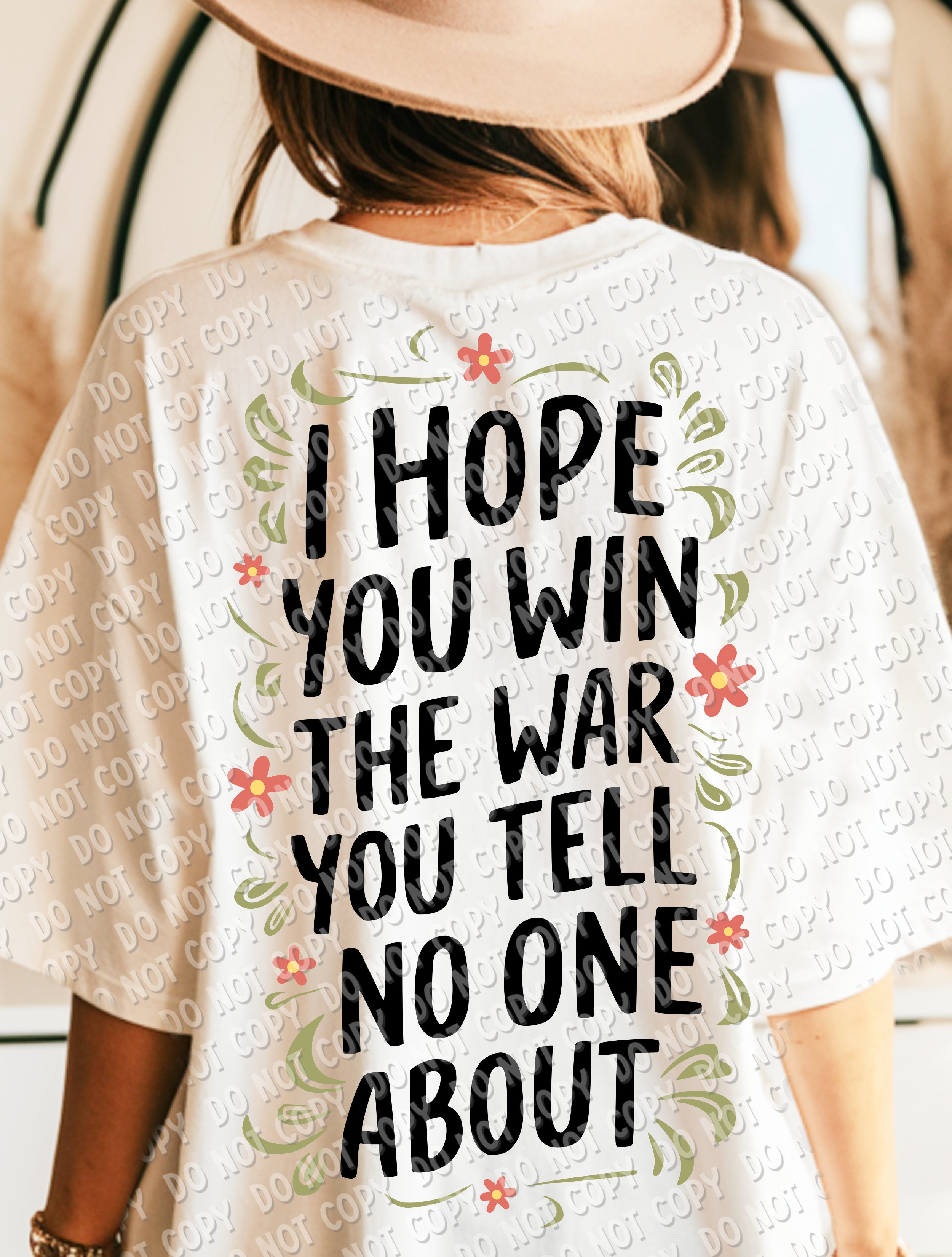 29-29 I hope you win - Black DTF TRANSFER ONLY