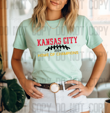 Load image into Gallery viewer, 30-186 Kansas City Home Of Champions RBY PGB Completed Tee
