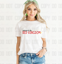 Load image into Gallery viewer, 30-18 Welcome To The Red Kingdom Completed Tee
